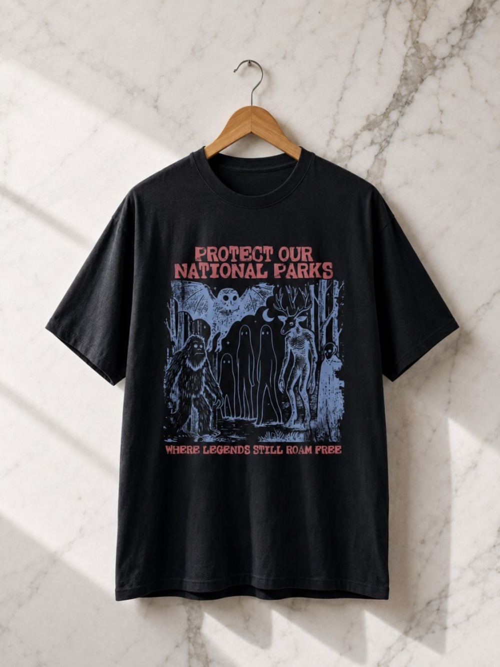 National Park Gildan Black Short-Sleeve Tee with Graphic